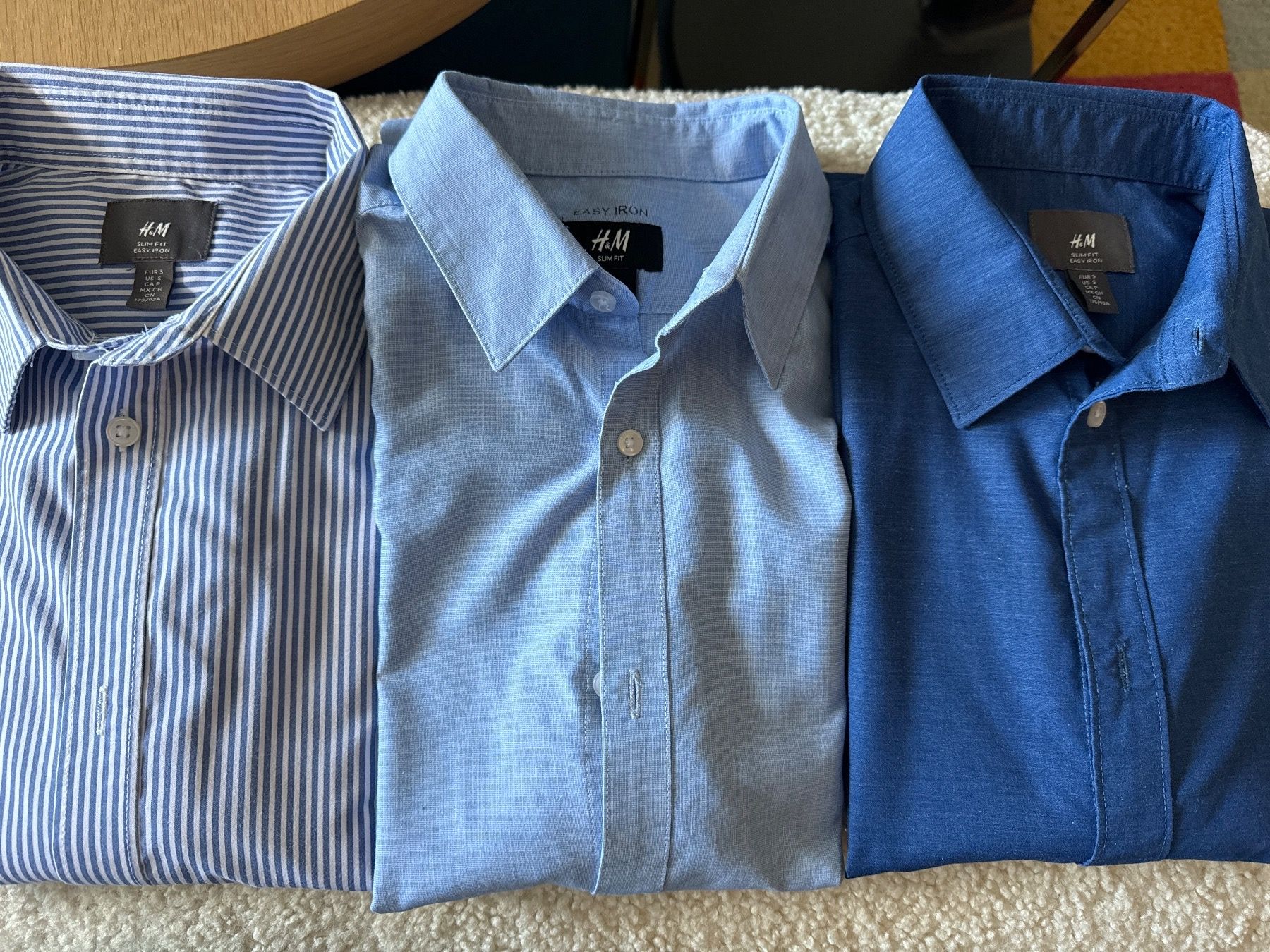 H&M Camicie: 3 H&M Herrenhemden Gr. S Herren – Usato da Winterthur venduto da britsi