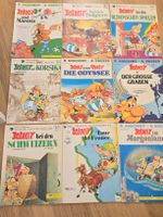 9 fumetti Asterix, lingua tedesca, usato, buone condizioni