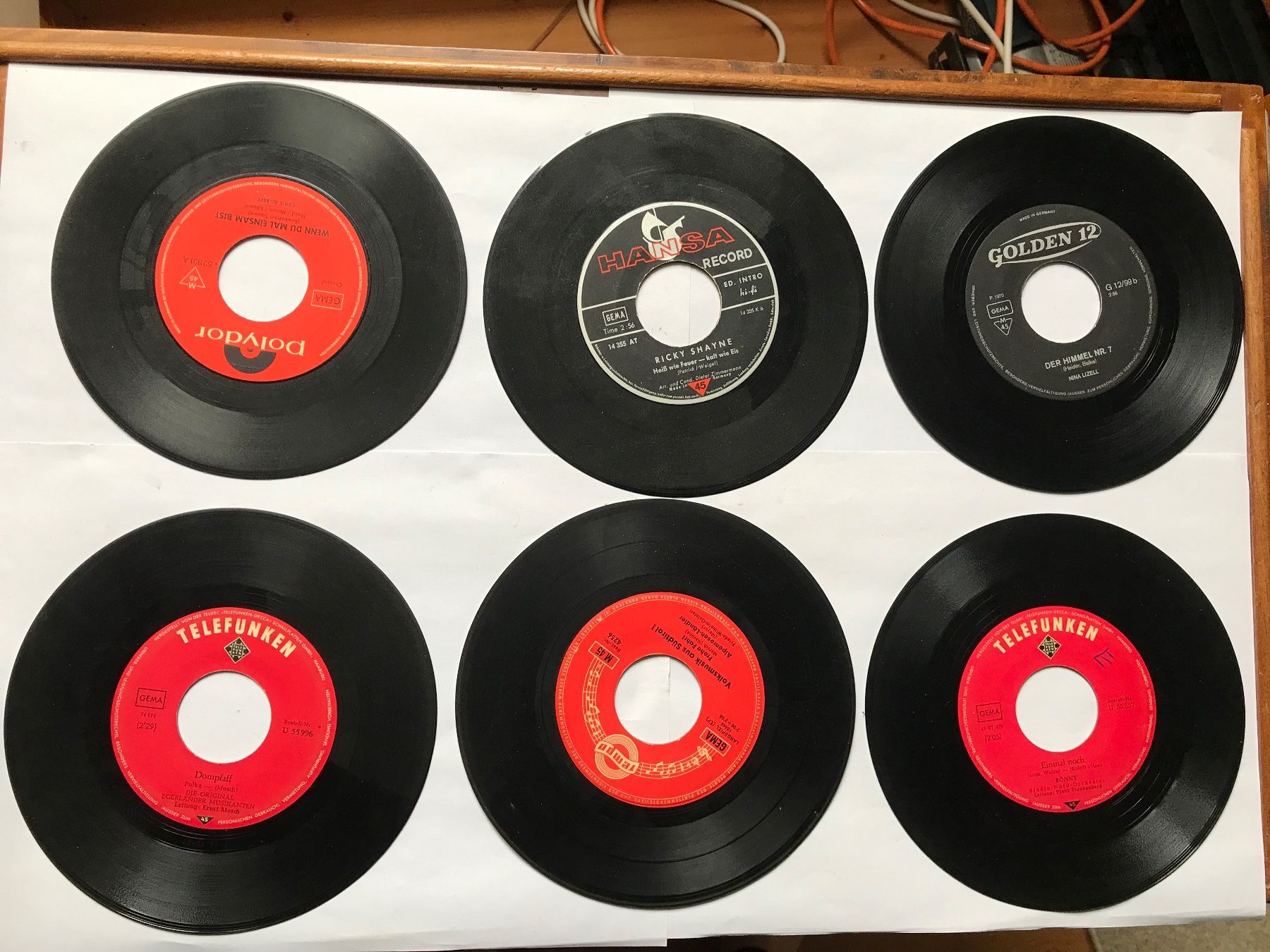 Dischi in vinile: single set nr. 4, verschiedene interpreten – Usato da liestal venduto da makai05