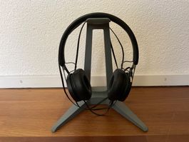 Kopfhörerhalter grau, 3D Druck / Support pour casque gris