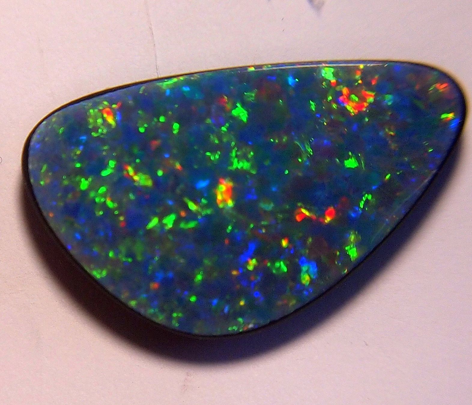 Pietre preziose: 8,7 ct. Multicolour Blackopal-Douplette AAA – Nuovo e nell'imballaggio originale da Reinach BL venduto da rumablum 8