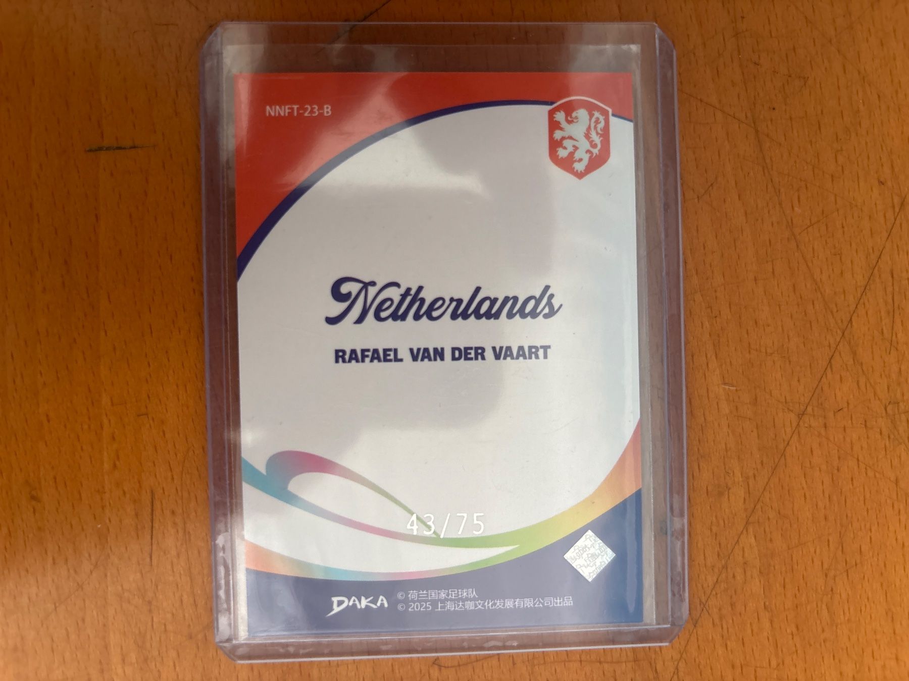 Topps Carte collezionabili: Rafael van der Vaart Daka 43/75 – Usato da Basel venduto da 19dome87 1