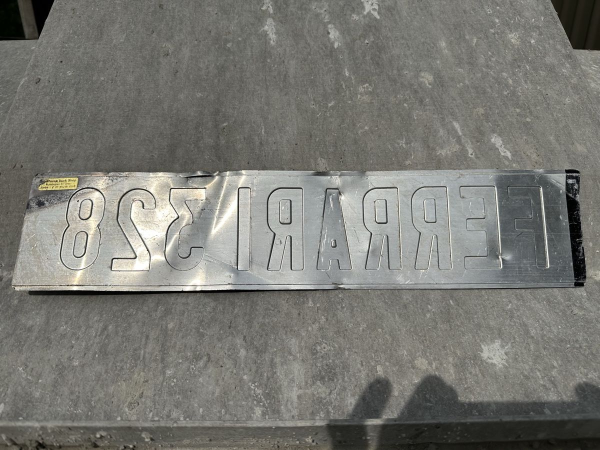 Ferrari Schilder: Ferrari 328 Schild 50x11cm – Gebraucht aus Ueken von crxundevo8 1