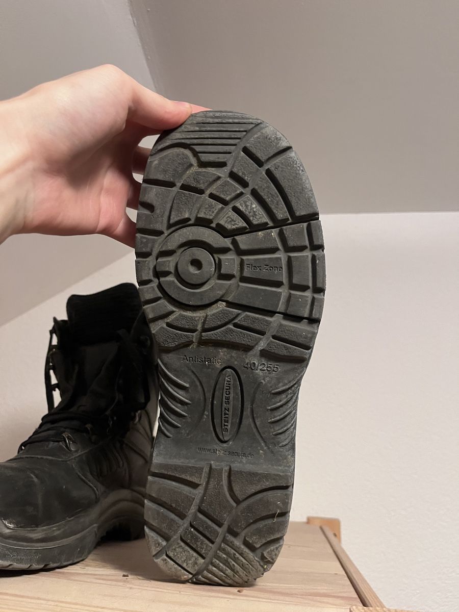 Herrenschuhe: Stahlkappem Stiefel Grösse 40 – Gebraucht aus Bern von bonjourpatricia 2