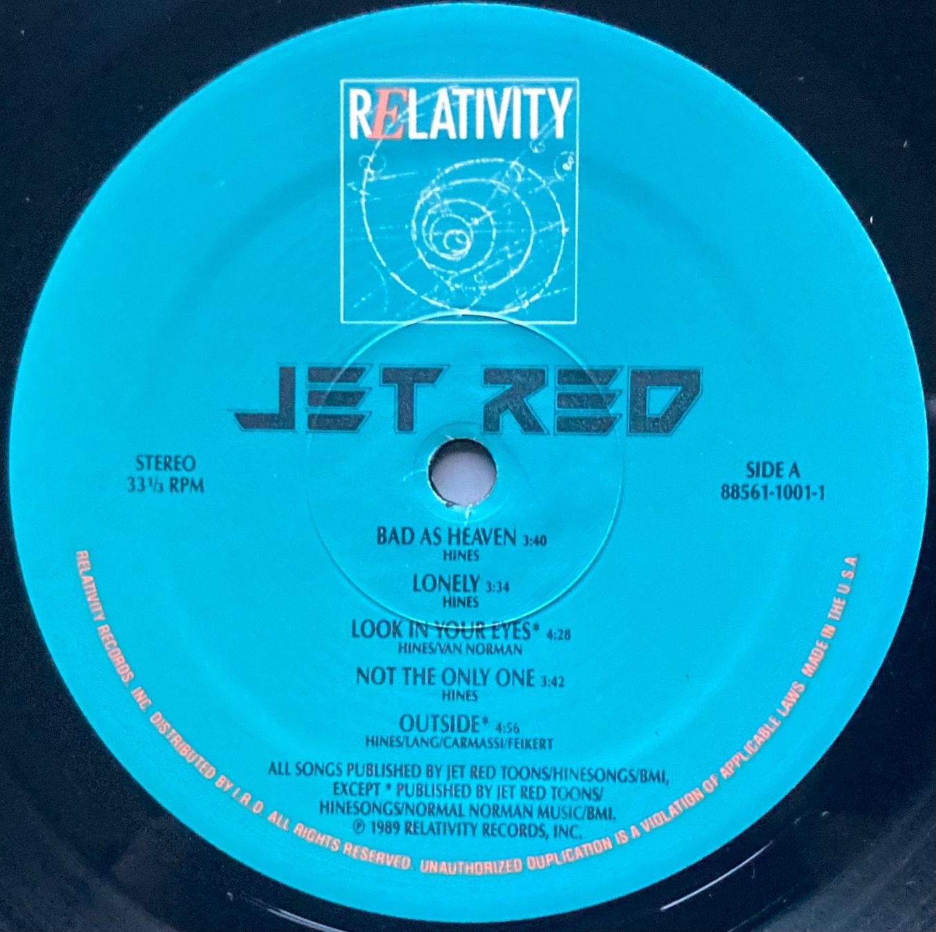 Dischi in vinile: JET RED - JET RED – Usato da Poliez-Pittet venduto da Newtown-Records 3