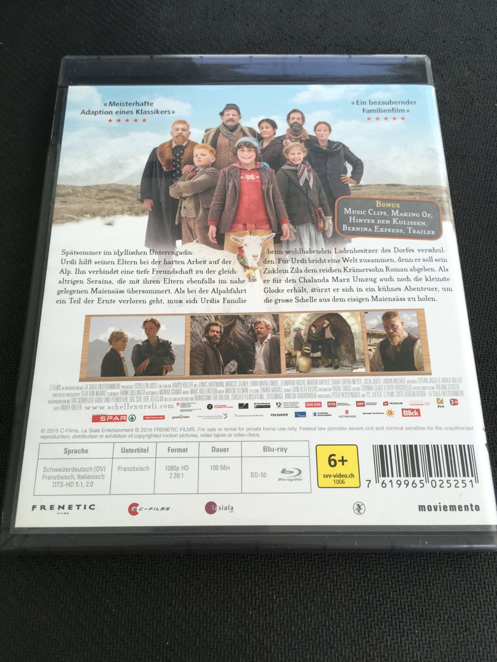 Tous les DVDs: Schellen Ursli [Blu-ray] – D'occasion à St.Gallen par MedienJoe 1