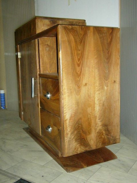 Credenze: kleines Art Deco Nussbaum Sideboard – Usato da Schöfflisdorf venduto da pullux 4