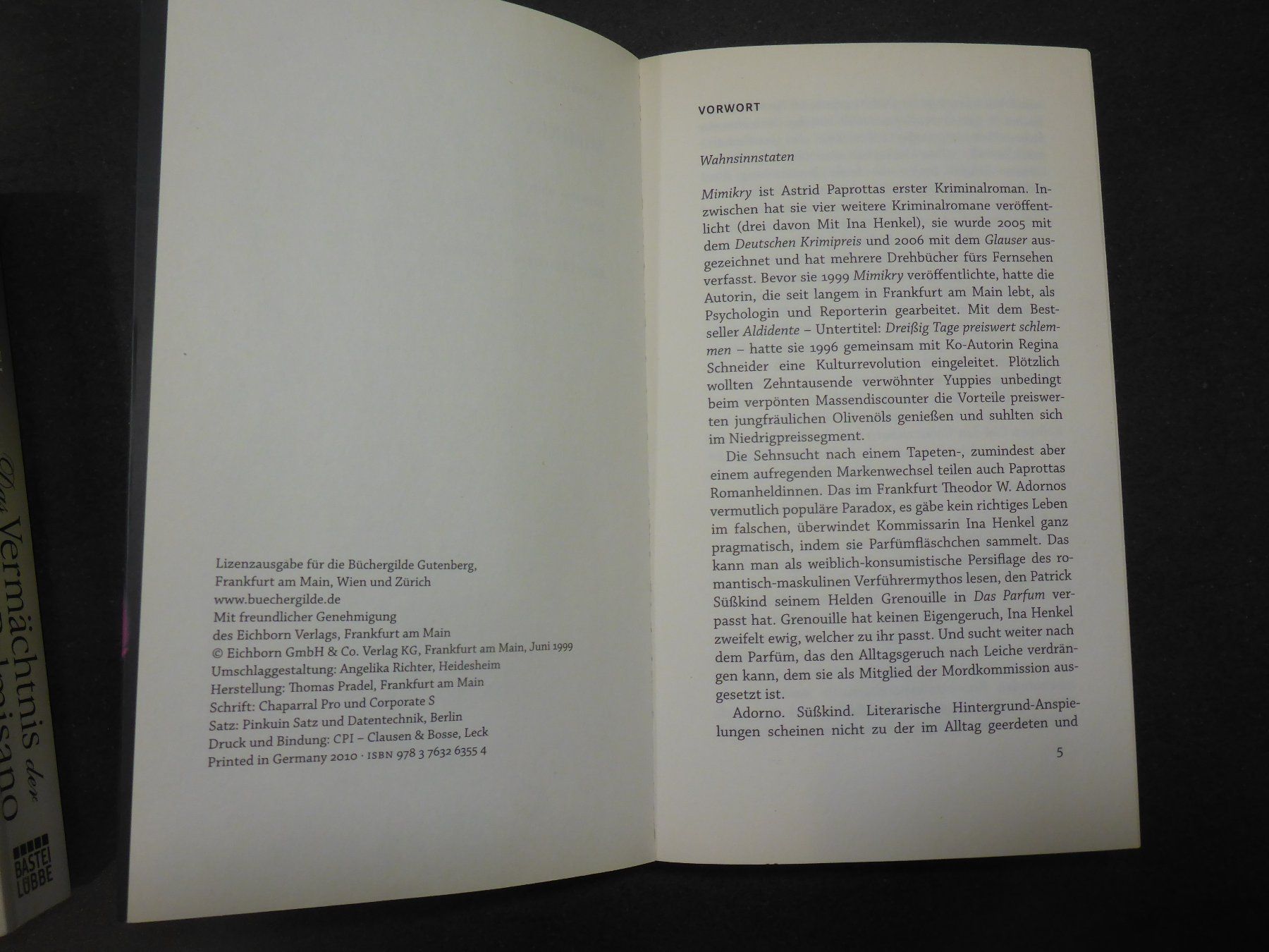 Libri: 2 Krimi: Zimmer Nr. 10 + Mimikry – Usato da Jegenstorf venduto da ladoga66 8