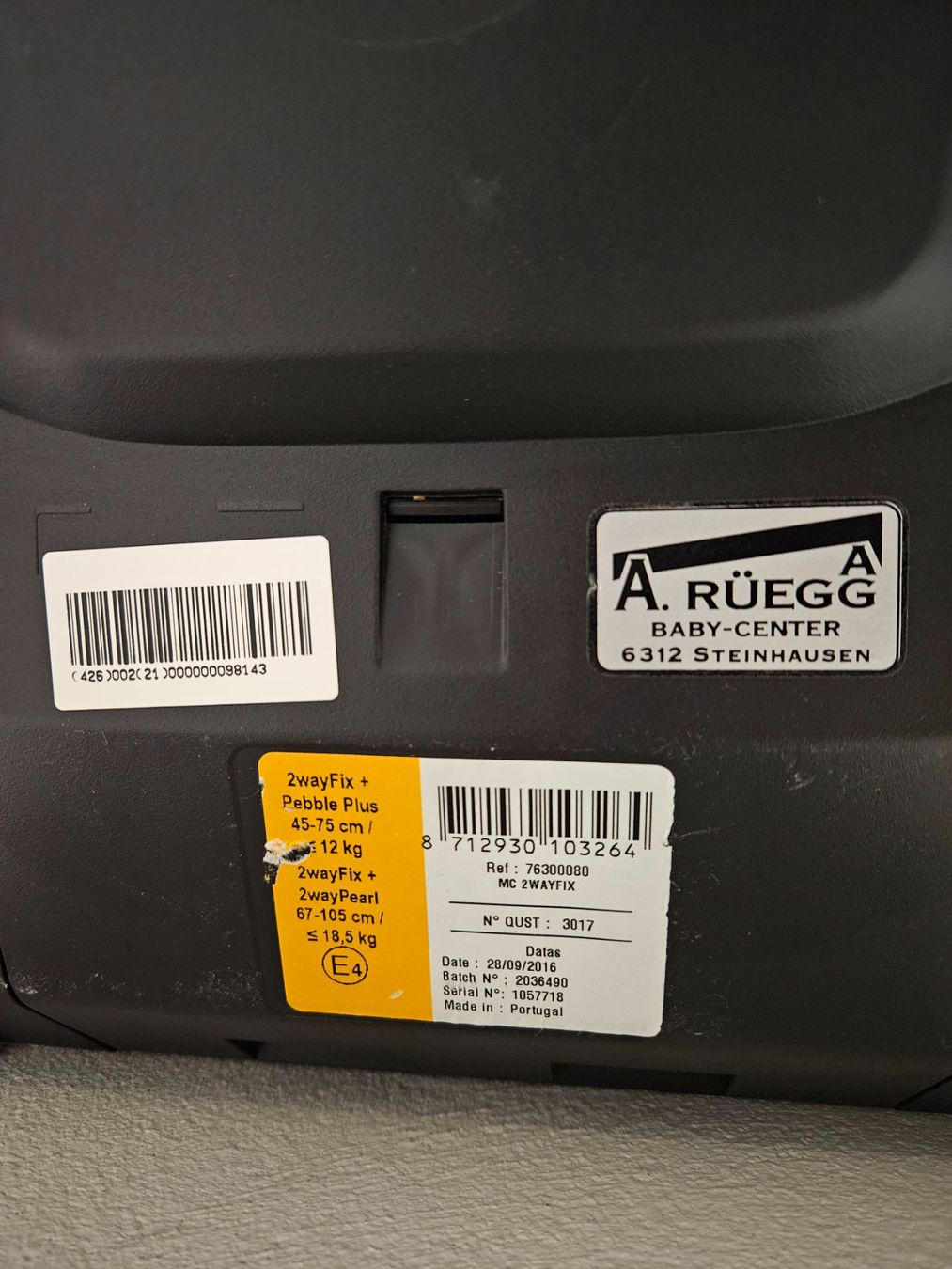Maxi-Cosi Seggiolini per auto: 1 Isofix Station – Usato da Rifferswil venduto da NBrau 1