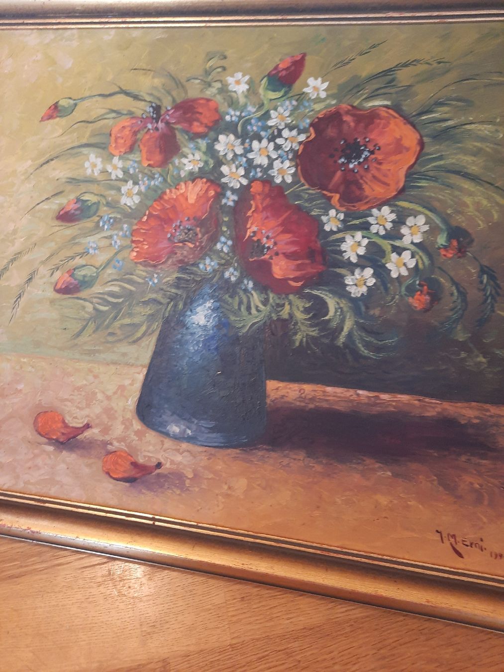 Dipinti: Oelbild von I.M.Erni 1943 – Usato da Busswil BE venduto da balu37 3