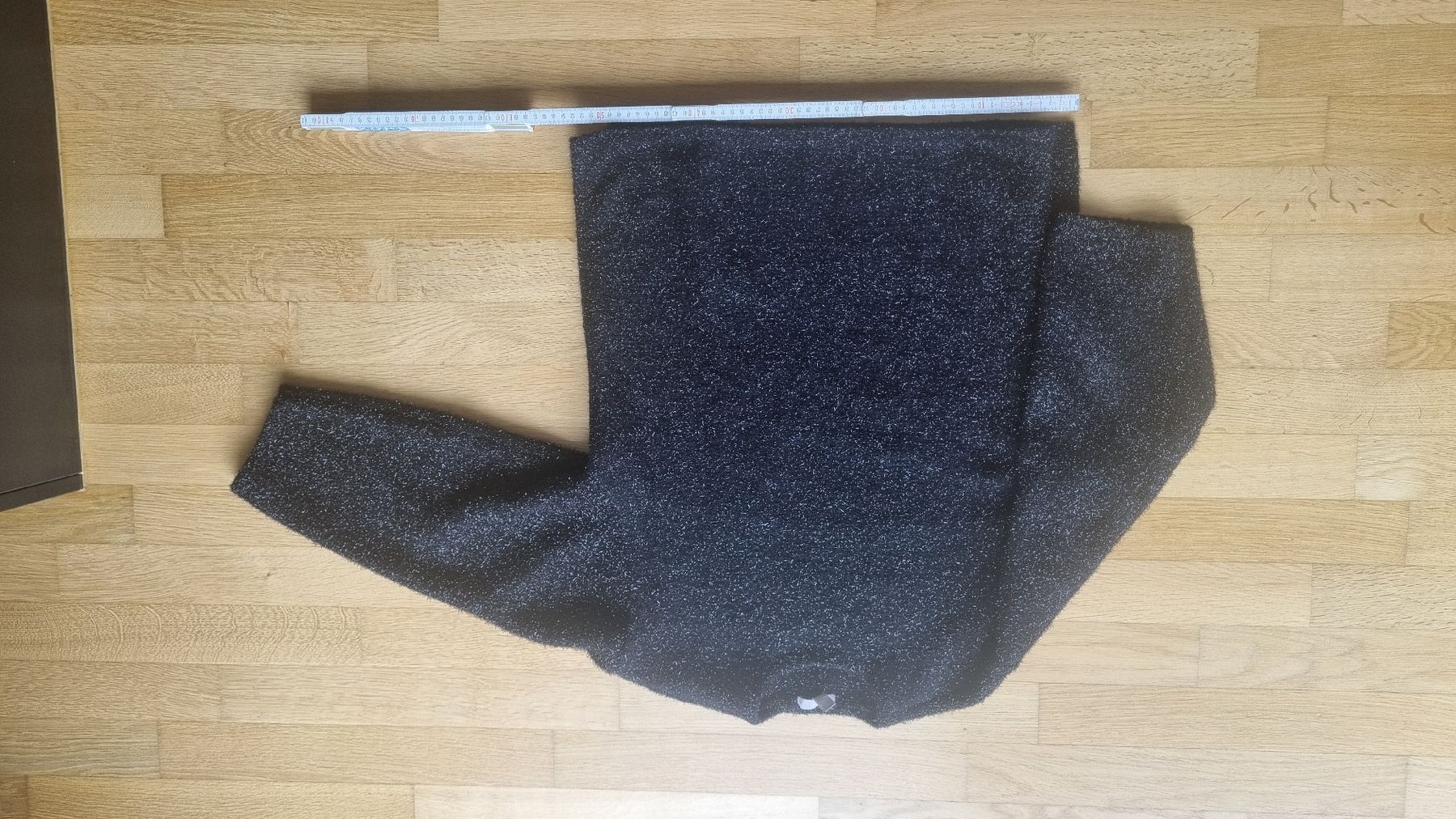 H&M Pullover & Sweatshirts: Schwarzer Gliter Pullover M/L – Gebraucht aus Chur von sinillo 3