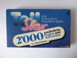 Tell Star Set zusätzl. Fragen und Antworten in 4 Quizbüchl.