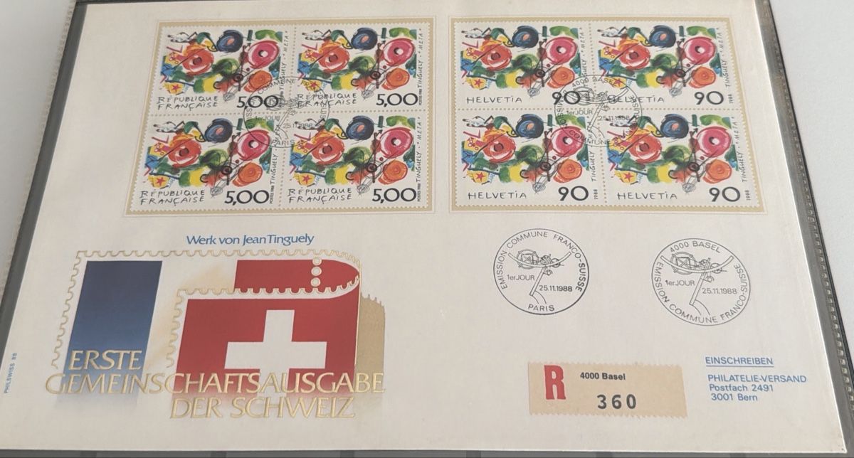 Tutti i francobolli: Briefmarken Präsentationsseite 1988 – Usato da UNTERSIGGENTHAL venduto da s_rzb8