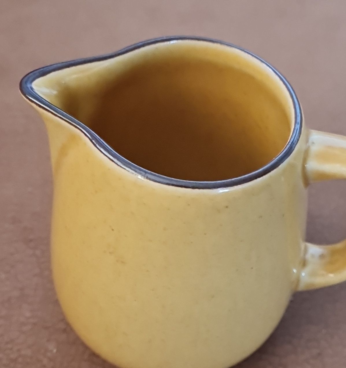 Rössler Teiere: Rössler senffarbenes Milchkännchen, – Nuovo (secondo la descrizione) da Münsingen venduto da Cuci31