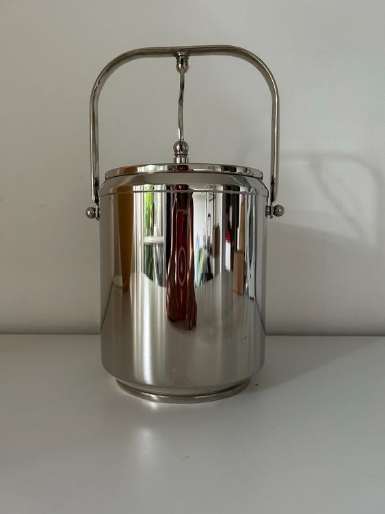 PETIT SEAU à Champagne en Métal Argenté Prima glaçon poinçon EUR 19,00 - FR