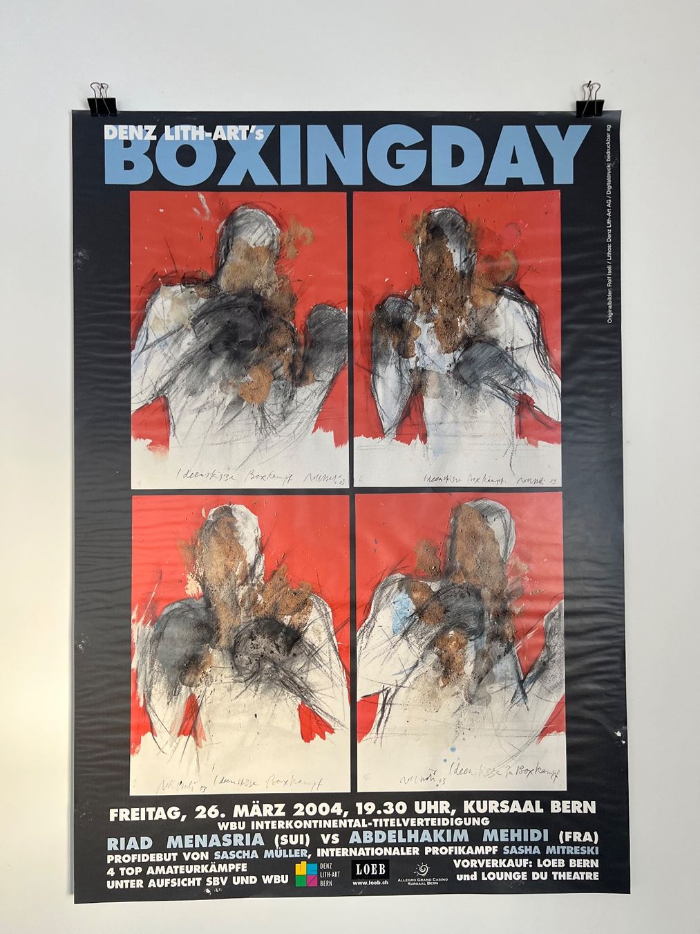 Foto & Immagini: Plakat Boxingday 2004 Weltformat – Usato da Bern venduto da Arteed