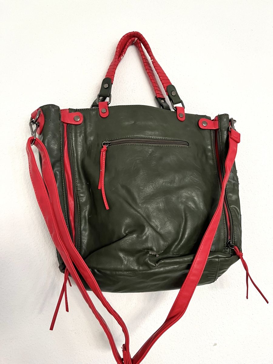 Borse da donna: NEU! GIULIANO TASCHE OLIVE/ROT – Usato da Basel venduto da JJ.Elena 1