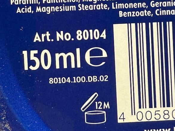 Cartoline postali: Nivea-Dose mit Prägedruck – Usato da Zürich venduto da Octopus-275 2