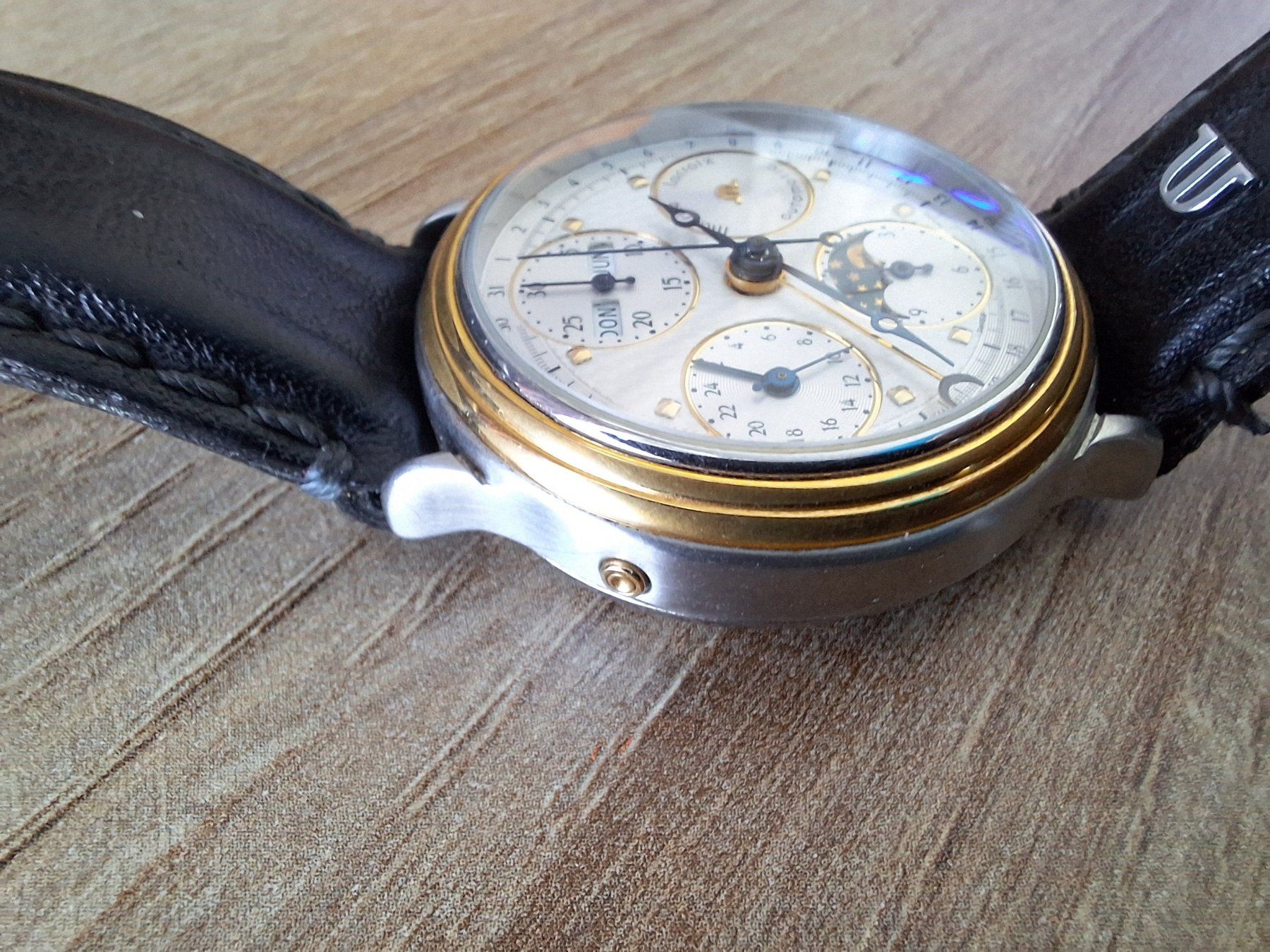 Maurice Lacroix Orologi: Maurice Lacroix Masterpiece Chronograph mit Mondphase – Usato da Wichtrach venduto da Guru22 6