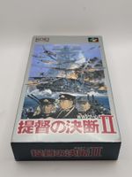 Teitoku no Ketsudan 2 OVP SNES Super Famicom Japan