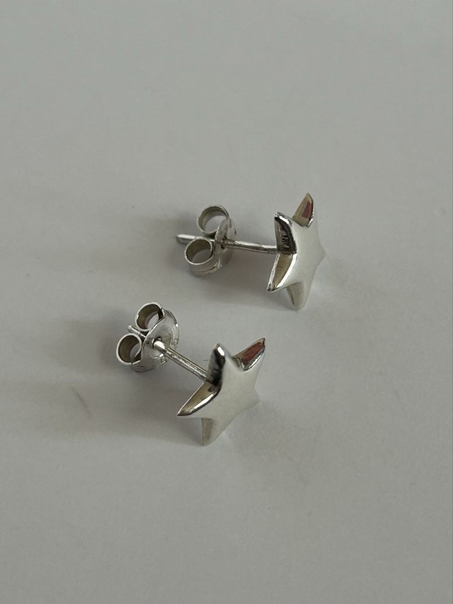 Orecchini pendenti & Orecchini a lobo: Sterling Silber Stern Ohrringe – Usato da Bern venduto da Ilikebluegems 3