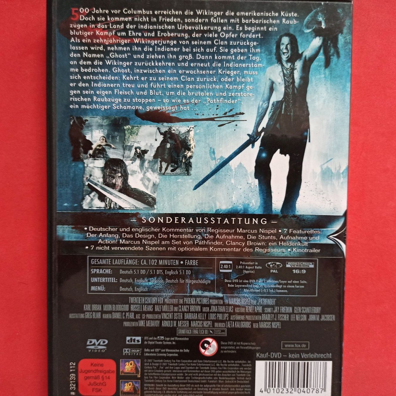 Tutti i DVDs: Pathfinder - Fährte des Kriegers – Usato da Dübendorf venduto da kb86_MOVIE 1