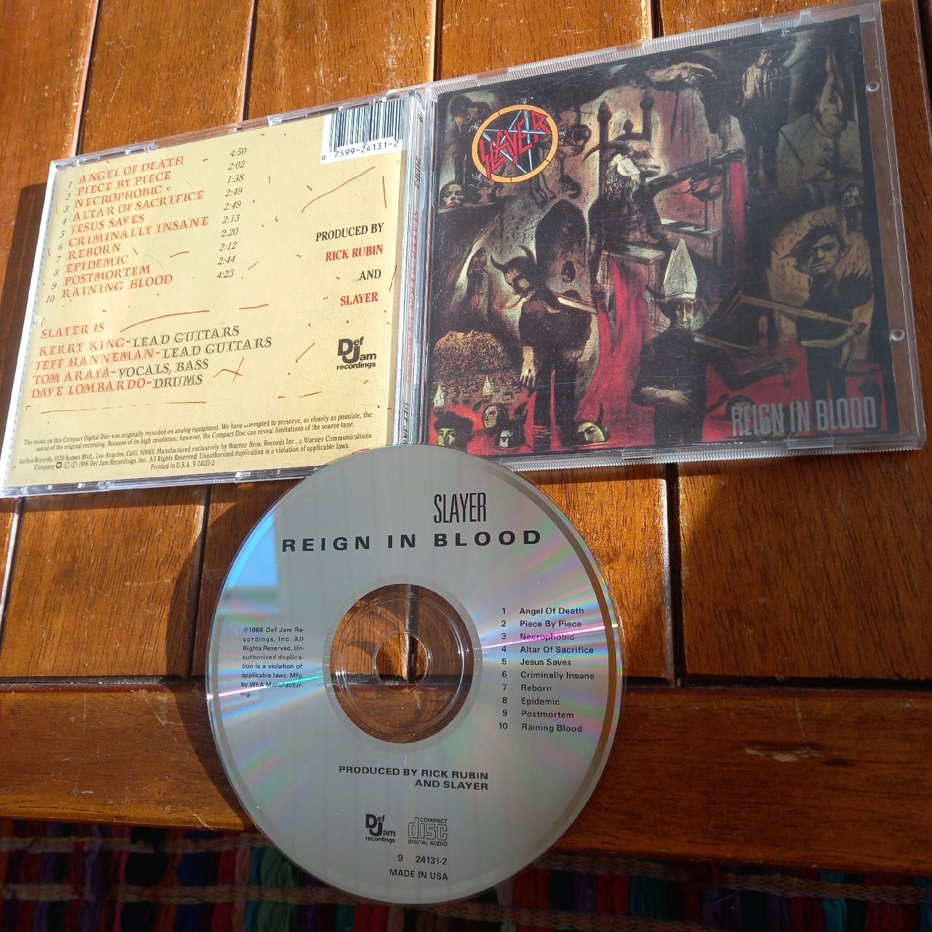 CDs: Slayer- reign... – Gebraucht aus St-Cergue von VeganWarrior