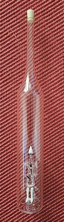 Altro: Glasflasche mit Pierrot Figur – Usato da Riehen venduto da harald13