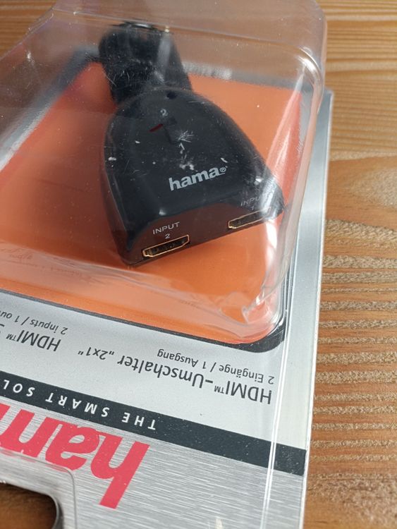 Hama Adaptateurs: Hama HDMI™-Umschalter 2x1 – Neuf avec emballage d'origine à Dulliken par Michel_9595 2