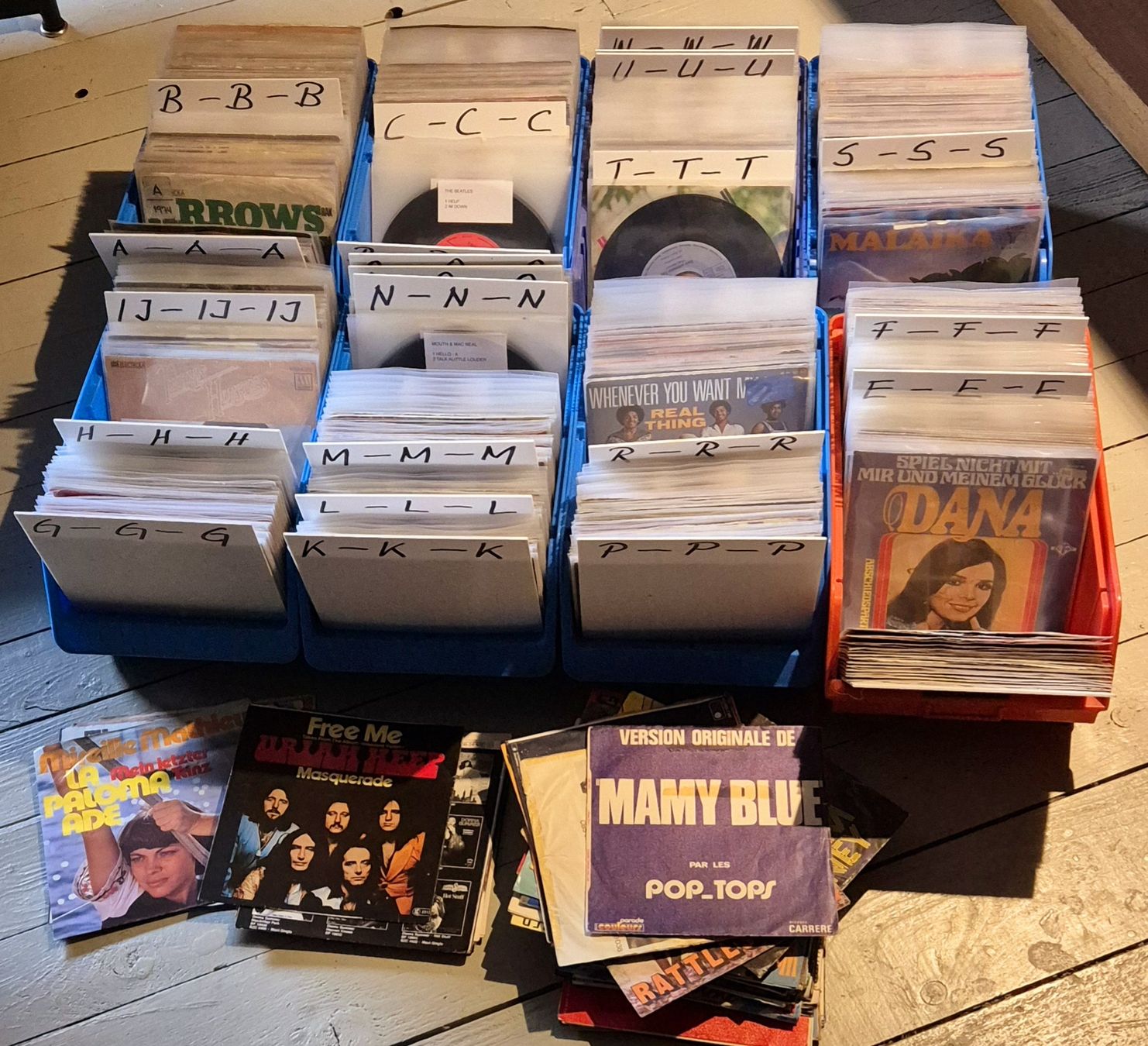 Vinyles: 600 Singels! – D'occasion à Luzern par beegli58 1