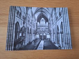 Ansichtskarte Basel Münster Kathedrale innen Orgel