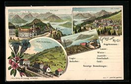 Litho Rigi, Rigi-Klösterli, Känzeli, R