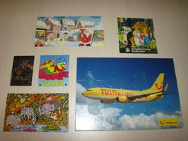 Box mit 6 kleinen Puzzles für zu Hause oder unterwegs