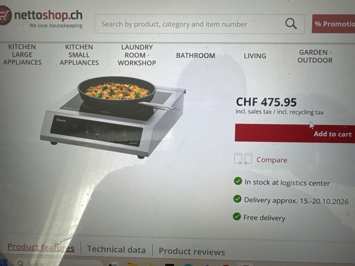 Bartscher Küchengeräte: Induction Stove  – Neu und originalverpackt aus Zürich von pil_86tp 1