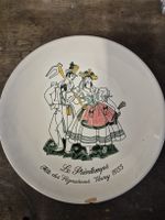 Assiette Fête Des Vignerons vintage Plate 1955