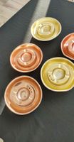 Vintage Aschenbecher Set, Gold und Kupfer, 5 Stück, Rarität