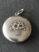 JUGENDSTIL SILBER ANHÄNGER punziert 800