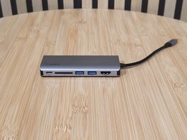 Belkin USB-C Hub, Multiport Adapter, Top Zustand, Silber