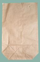 Kreuzbodenbeutel braun 280 x 450 mm