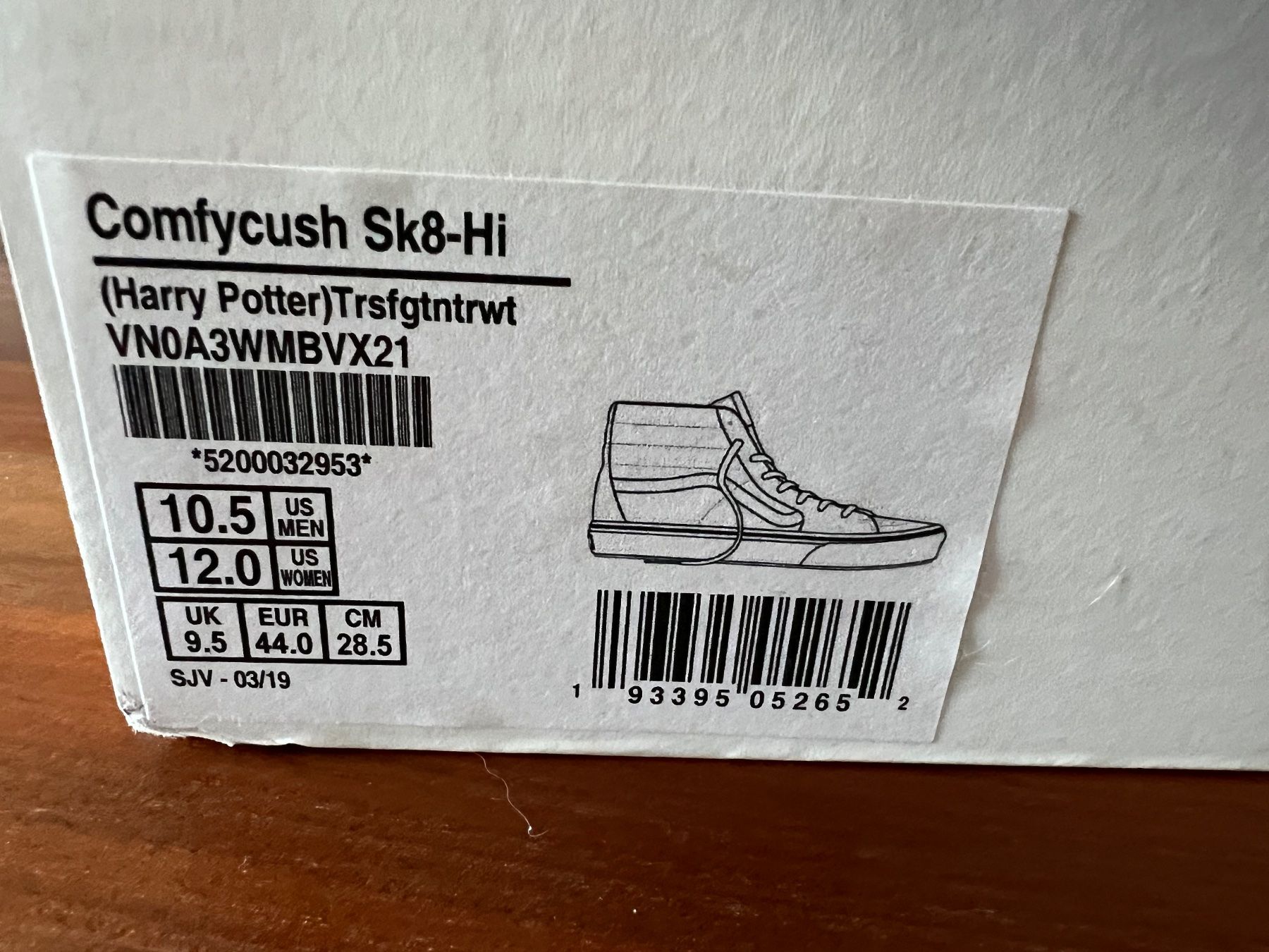 Vans Scarpe da uomo: Vans x Harry Potter ComfyCush Transfiguration Gr. 44 NEU – Nuovo e nell'imballaggio originale da Dübendorf venduto da CellarSeller 2
