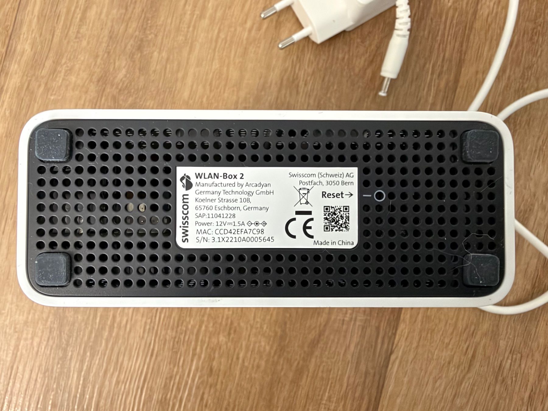 Swisscom Wlan: Swisscom WLAN-Box 2 (Wingo-kompatibel) – Gebraucht aus Lupfig von k_d_br2x 1