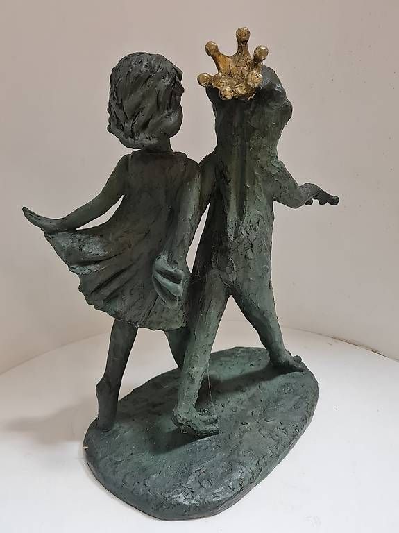 Statuette: Froschkönig mit Mädchen  – Usato da Kriens venduto da LotusOase 2