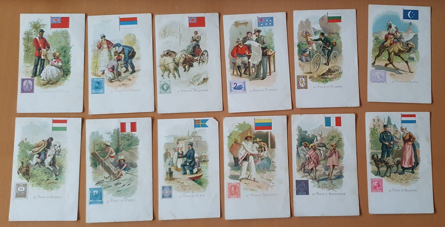 Cartoline postali: 76 Karten - Briefmarkensprache aus der ganzen Welt – Usato da Kreuzlingen venduto da Rschweiz1 2