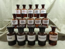 Hausapotheke Flaschen 100ml 17 Stück