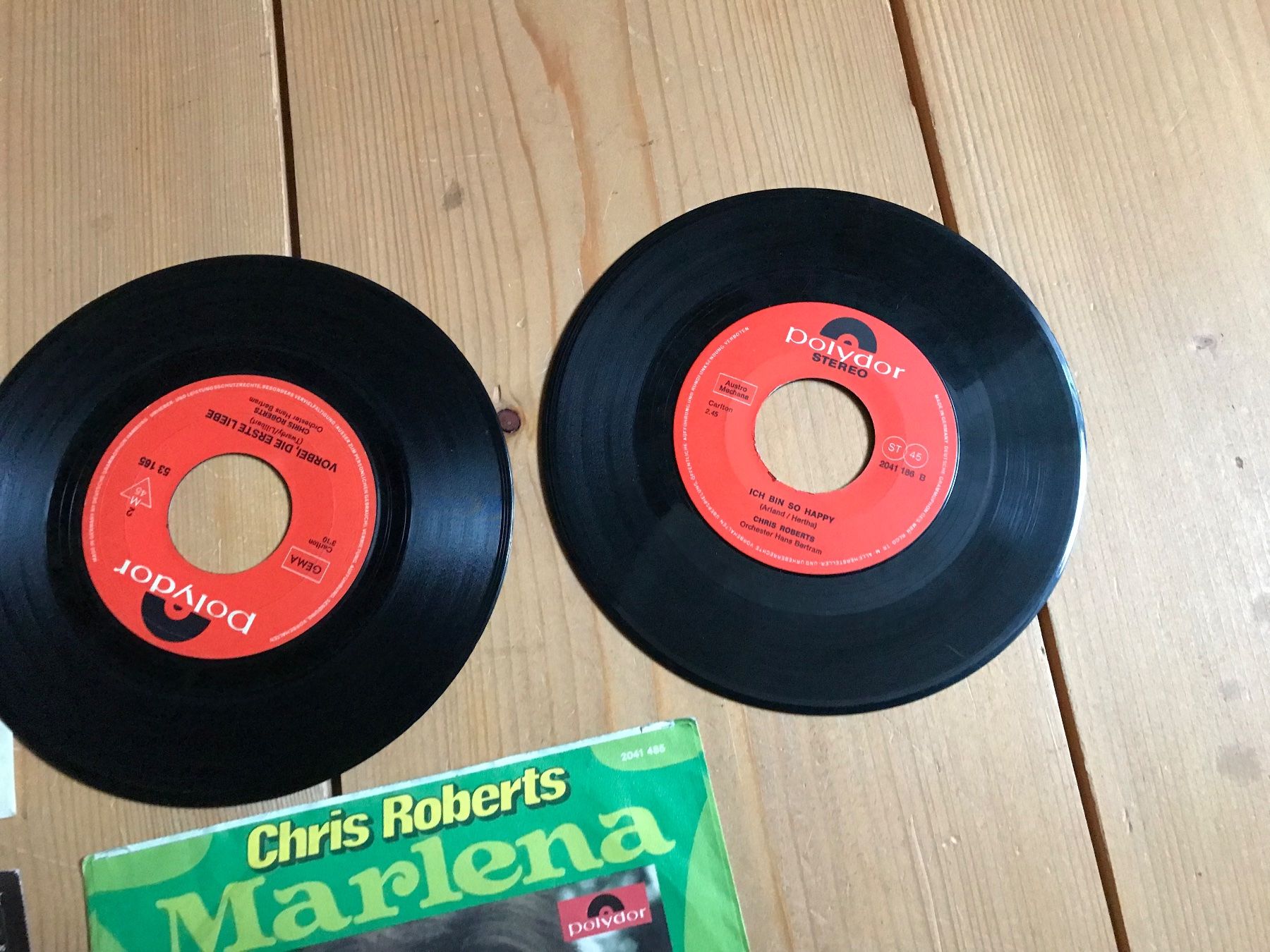 Vinyles: singles chris roberts, ich bin so happy – D'occasion à liestal par makai05 1