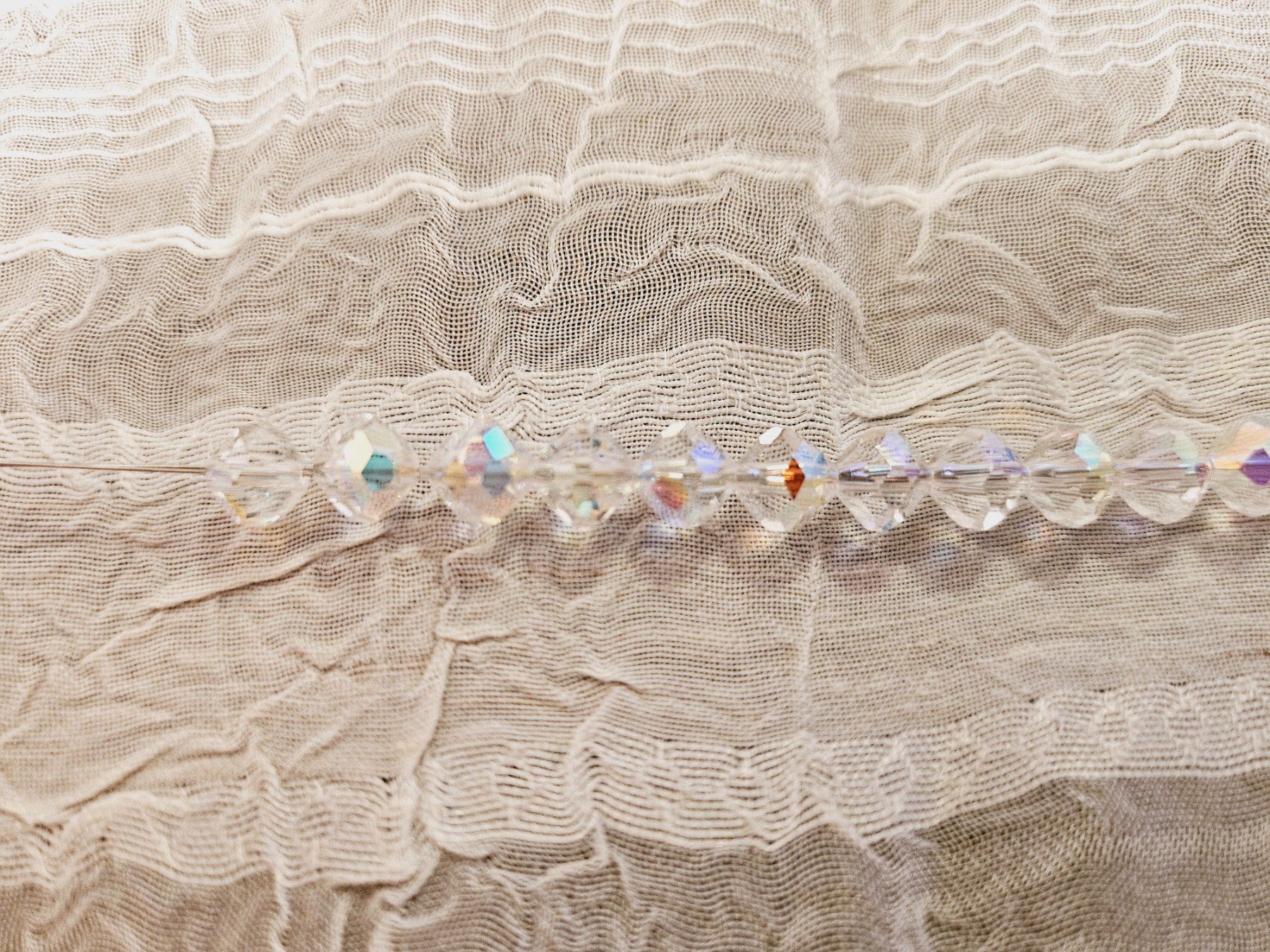Perle (finte): Swarovski Perlen Crystal AB 6mm – Nuovo e nell'imballaggio originale da Dietikon venduto da Eleda 2