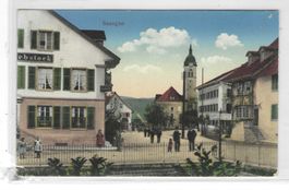 24.6.1913SEENGEN/Rest.REBSTOCK/Guggenheim/Kids+Dorfbewohner