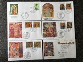 Vatikan Briefmarken Sammlung, 6 Stuck, Top Zustand!