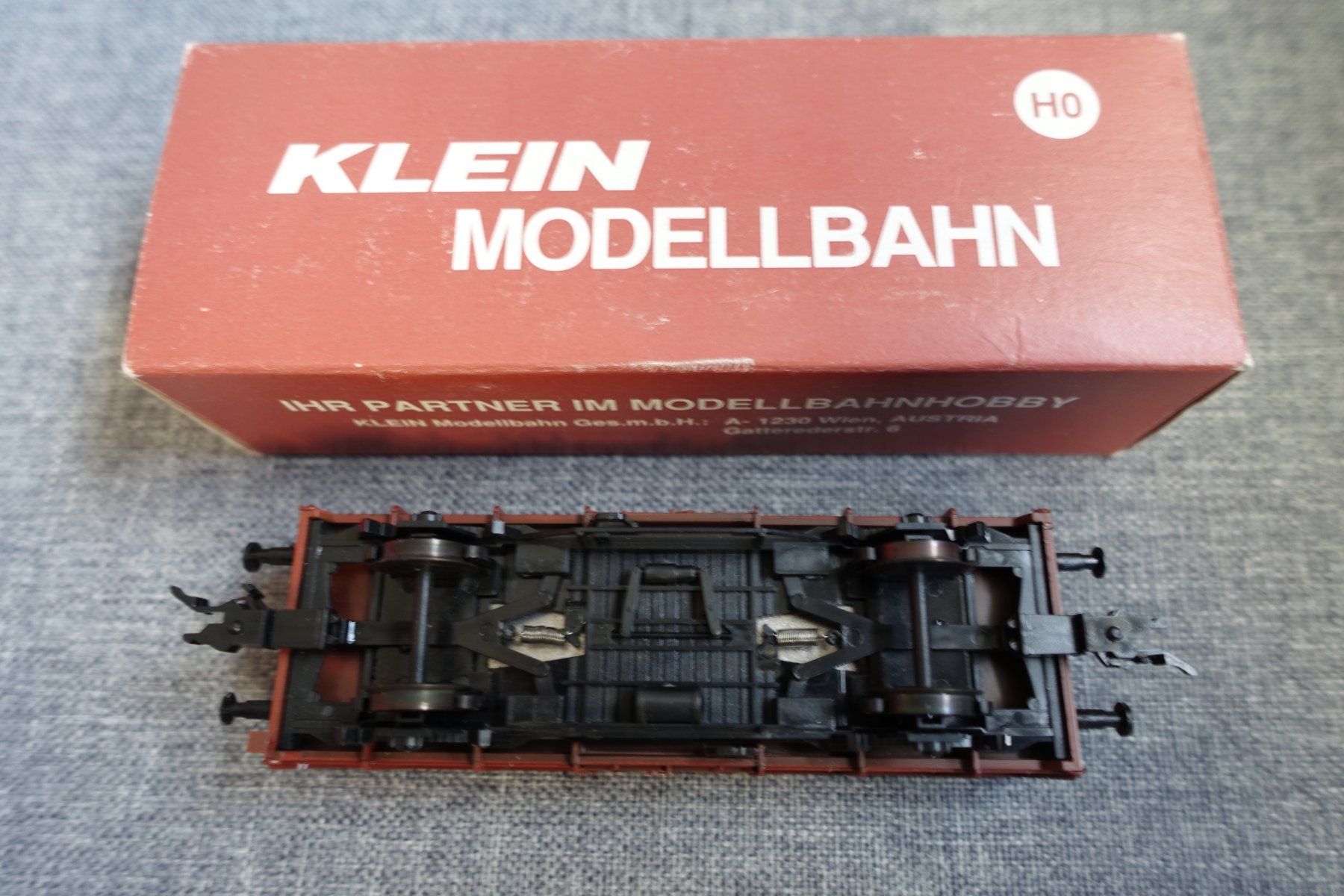 Kleinbahn Modellini di ferrovie: KLEIN Modellbahn_No. 3098, SBB offener Güterwagen_HO – Usato da Wallbach venduto da Sarrows 3