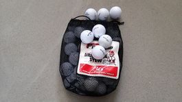 Pinnacle X-Out Golfbälle im Netz weiss